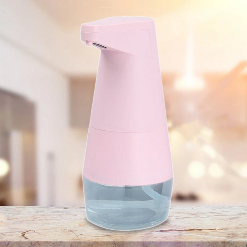 

330ML Pressless 0.1S Rapid Foaming Automatic Foam Soap Dispenser for Handwashing, Shower Gel, Shampoo, Pink