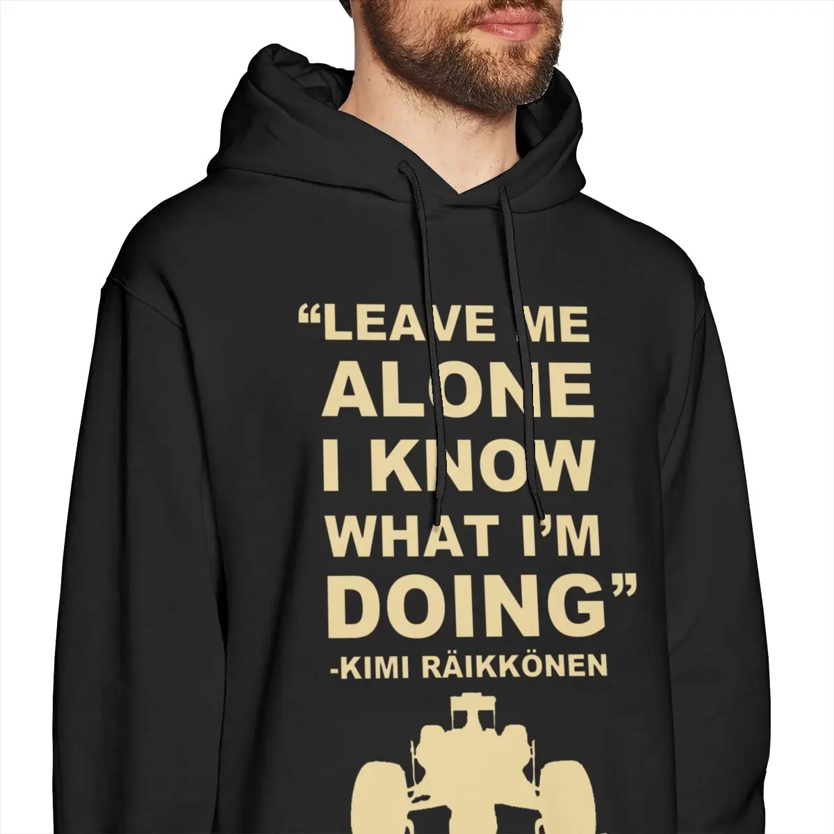 2020 Kimi Raikkonen Leave Me Alone I Know What Am Doing hoodies For Male Hip Hop Camiseta Organic Cotton Plus Size | Мужская одежда