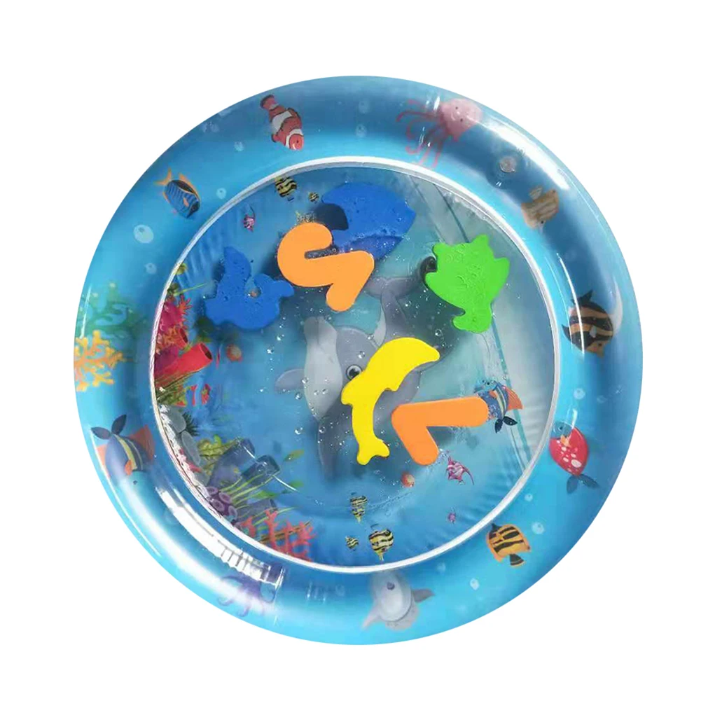 Round 5 Pint Star Ocean Animal Inflatable Baby Water Play Mat Activity Carpet gift for children baby play games New | Игрушки и хобби