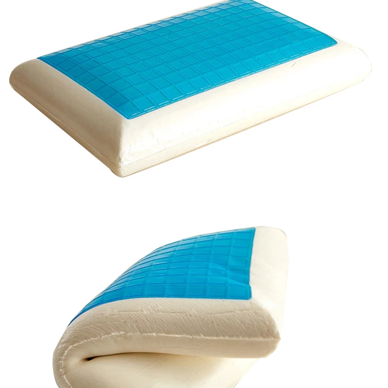 Подушка с эффектом памяти белая охлаждающая Ортопедическая подушка для шеи сна