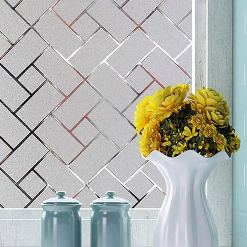 Новая оконная пленка съемная не клейкая матовая стеклянная для