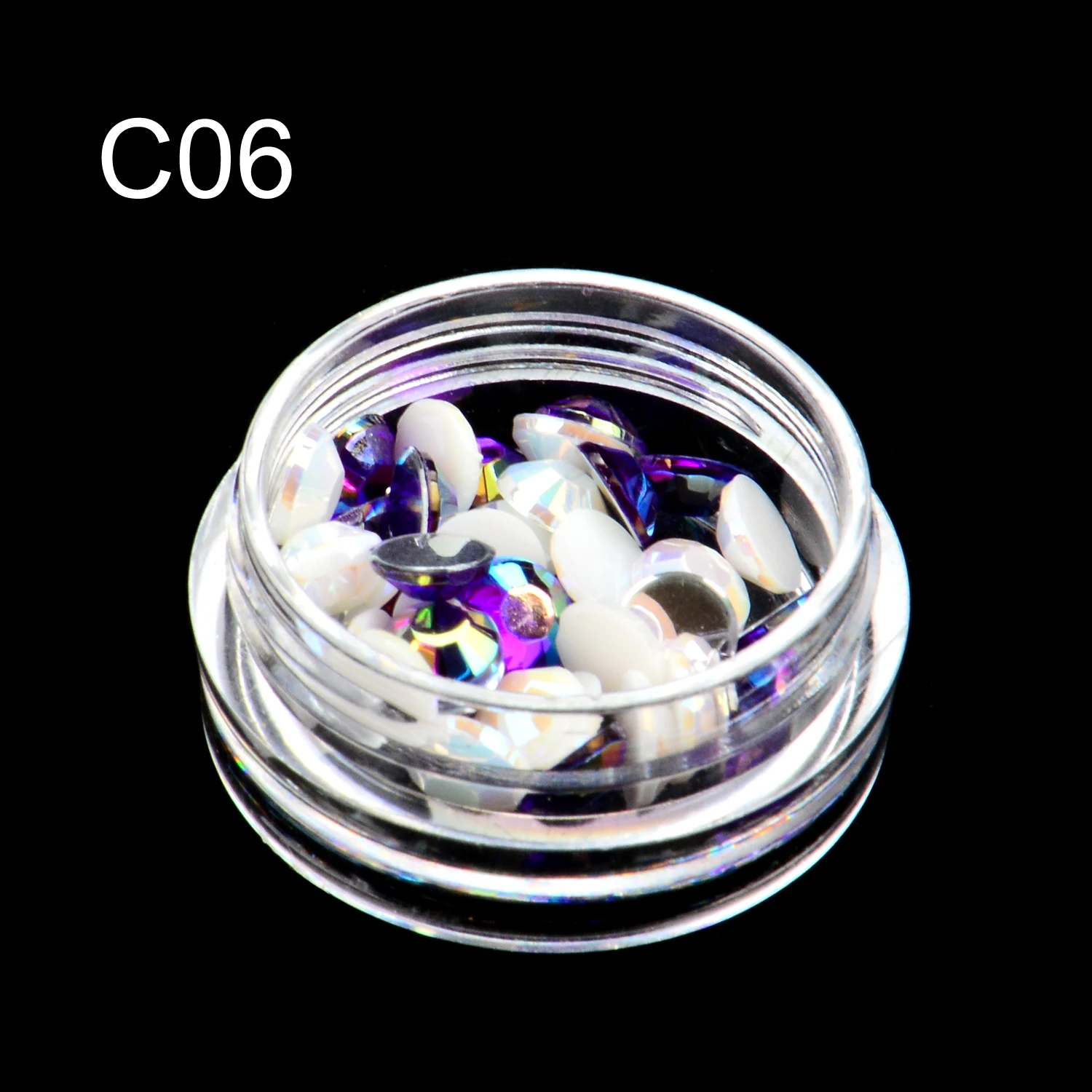 Смешанные размеры s многоразовые Стразы 3D украшения для дизайна ногтей кристалл