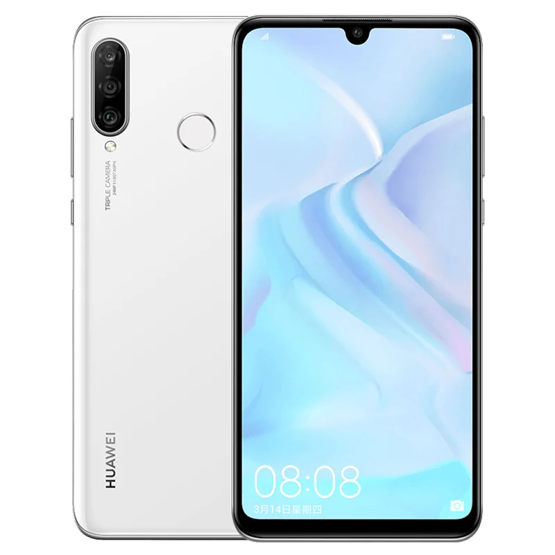 Huawei P30 Lite мобильный телефон с двумя sim-картами, 4 ГБ/6 ГБ, 128 ГБ, huawei Nova 4E, четыре ядра, 6,15 дюймов, Android 9,0, сканер отпечатков пальцев