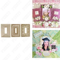 photo frame metal cutting dies scrapbook diary decoration embossing template diy greeting card handmade 2021