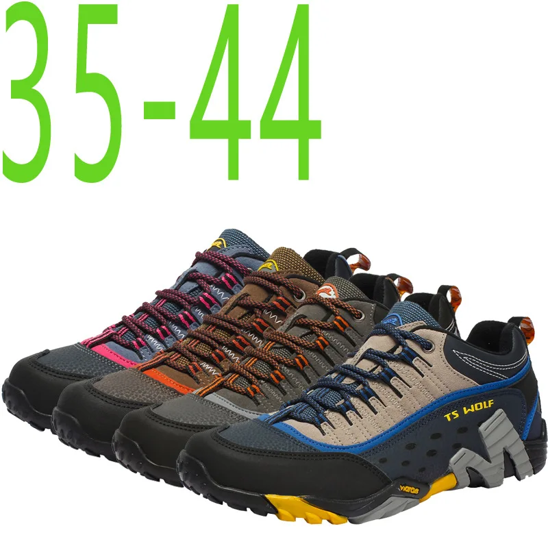 Cross-border leather hiking shoes outdoor climbing shoes foreign trade outdoor natural yards men outdoor climbing shoes, summ