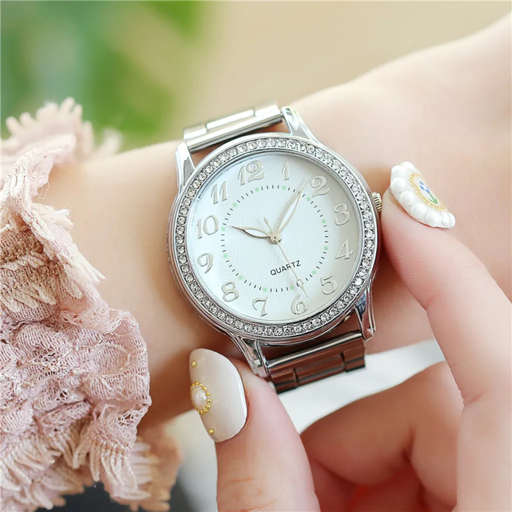 

2021 NEW Luxury low-key woman watch Quartz Watch Stainless Steel Dial Alloy band Casual Bracele bijou Watch Gift to girlfriend
