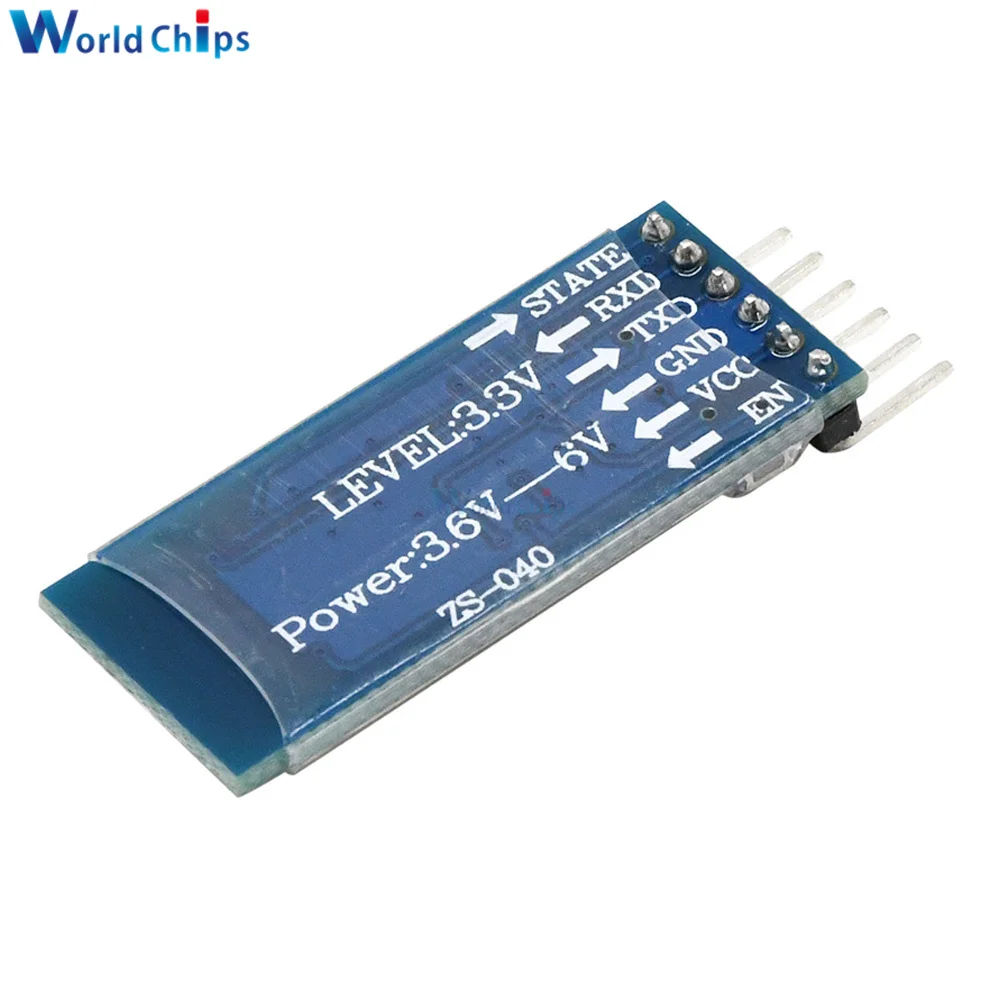 Беспроводной модуль HC05 для Arduino серийный 6 контактный Bluetooth радиочастотный