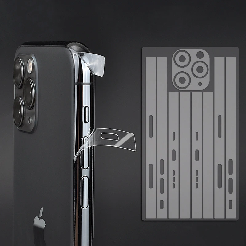 

Для iphone12/12Promax мобильный телефон боковая пленка 2 шт. ультратонкая Гидрогелевая защитная пленка из ТПУ для iphone8 SE Xs прозрачная защитная пленк...