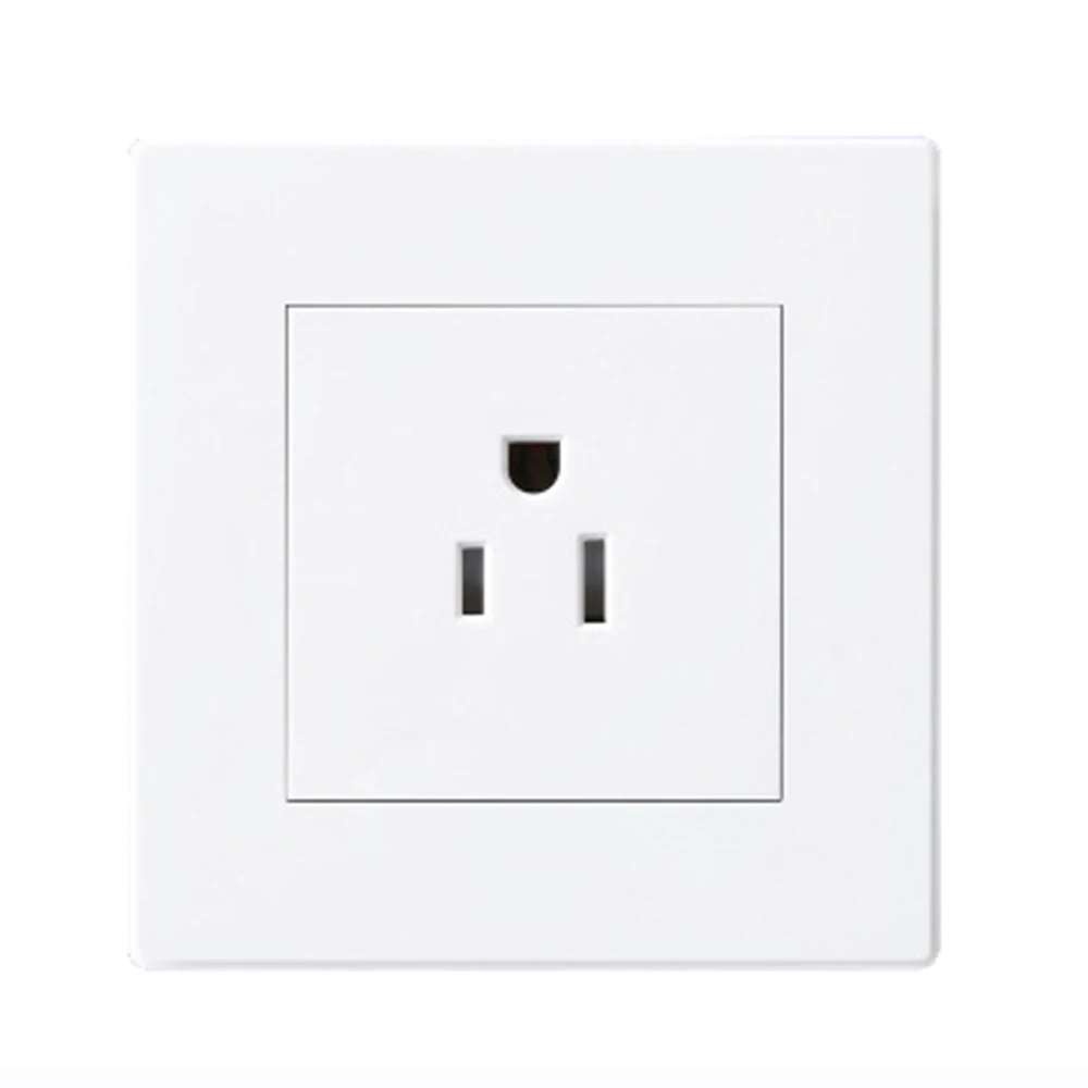 Высокое качество 86 Тип ПК Панель 110В 250В США настенная розетка питания 5 15R