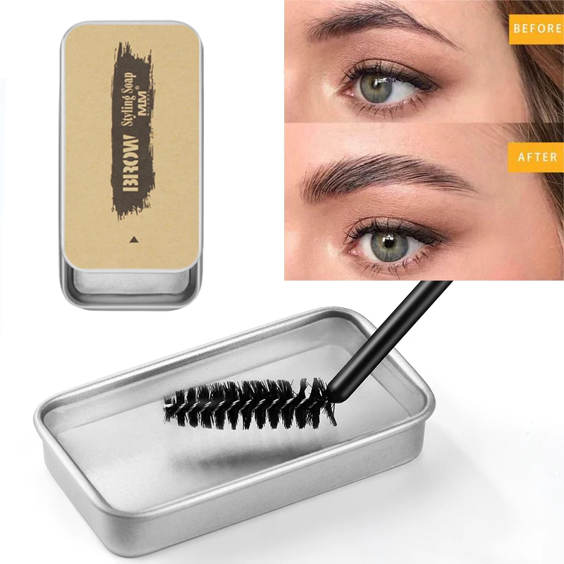 

Professional Eyebrow Cream 3D Eyebrow Setting Gel Natural Dense Brows Makeup Soap Waterproof Lasting Eyebrow Makeup Cosmetic