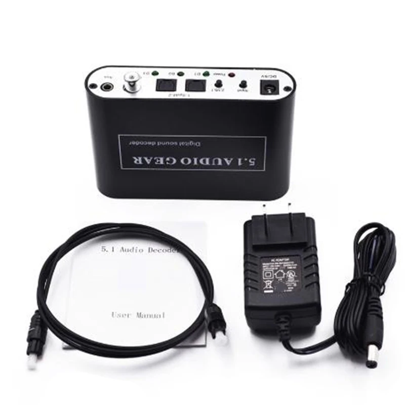 Цифровой o декодер RISE 5 1 CH DTS/AC3/6CH цифровой преобразователь LPCM до аналоговый выход 2