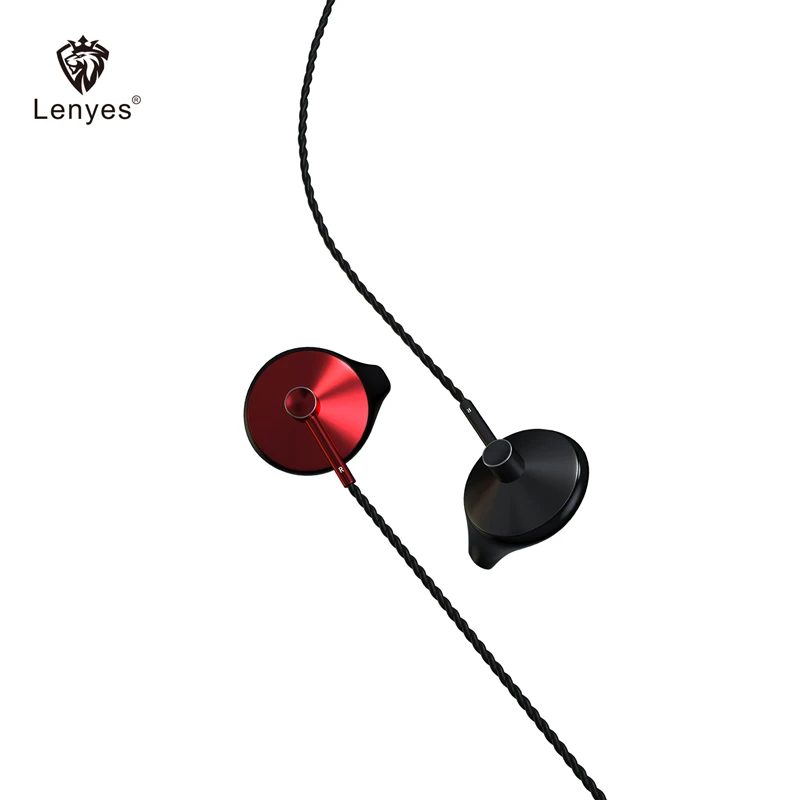 Lenyes стереонаушники Handfree с шумоподавлением спортивные проводные наушники 120 см 3 5