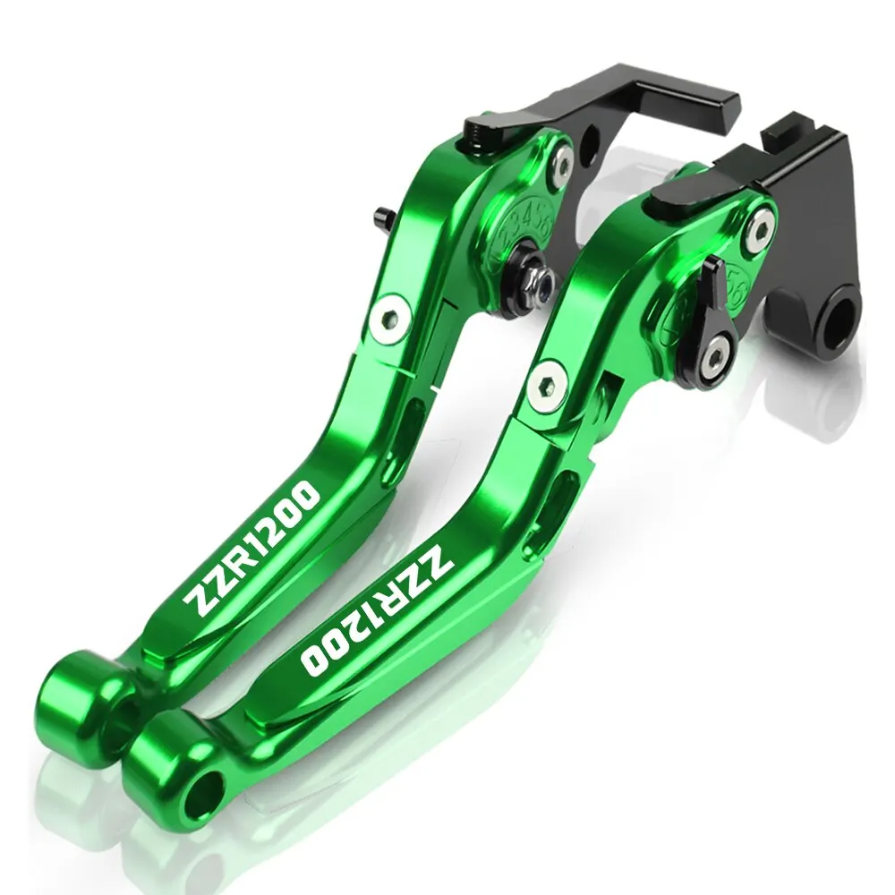

CNC Motorcycle Brake Clutch Lever Extendable Adjustable Hand Grip Handlebar For Kawasaki ZZR1200 2002 2003 2004 2005 ZZR 1200