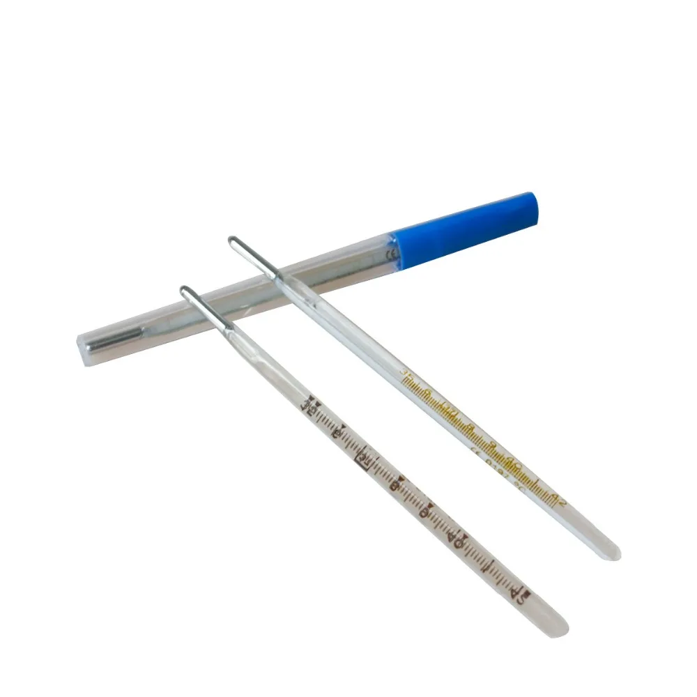 10 pcs/pack Medical Glass Mercury Thermometer To Measuring Body Temperature Home Ourdoor Health fever monitor Tools | Спорт и