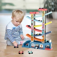 new rail car train track toys for kids montessori boys girls xmas gifts racing toy cars mechanical adventure brain table game