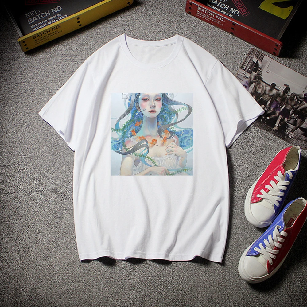 

Japanese Clothes Summer Women Cute Character Anime Print Female Tshirt Harajuku Kawaii Women's T-Shirt Fashion Tops Streetwear