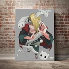 Холст Дейдара плакат Акацуки аниме персонаж живопись Настенная картина Модульная картина домашнее украшение для гостиной без рамки