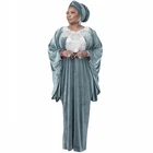 Женское платье с длинным рукавом, в африканском стиле