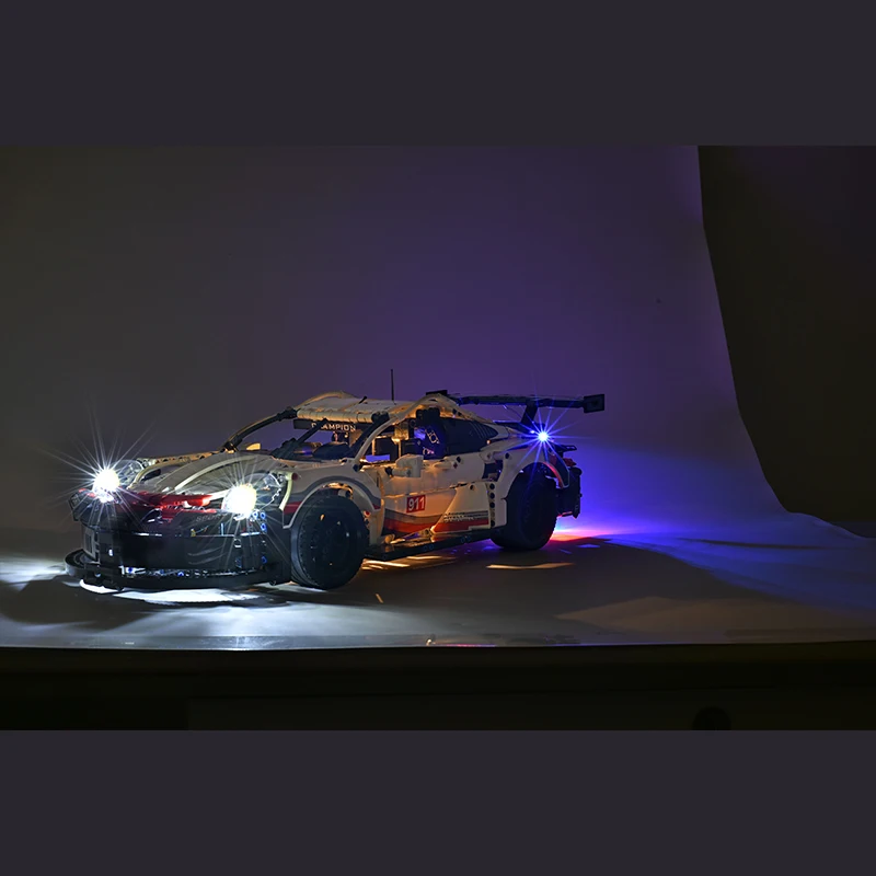 DIY светодиодный светильник ing комплект Строительные кирпичи игрушек классный