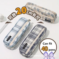 new washable zipper pencil case washable pencil pouch high capacity penalty office for school 2020 supplies korean stationery