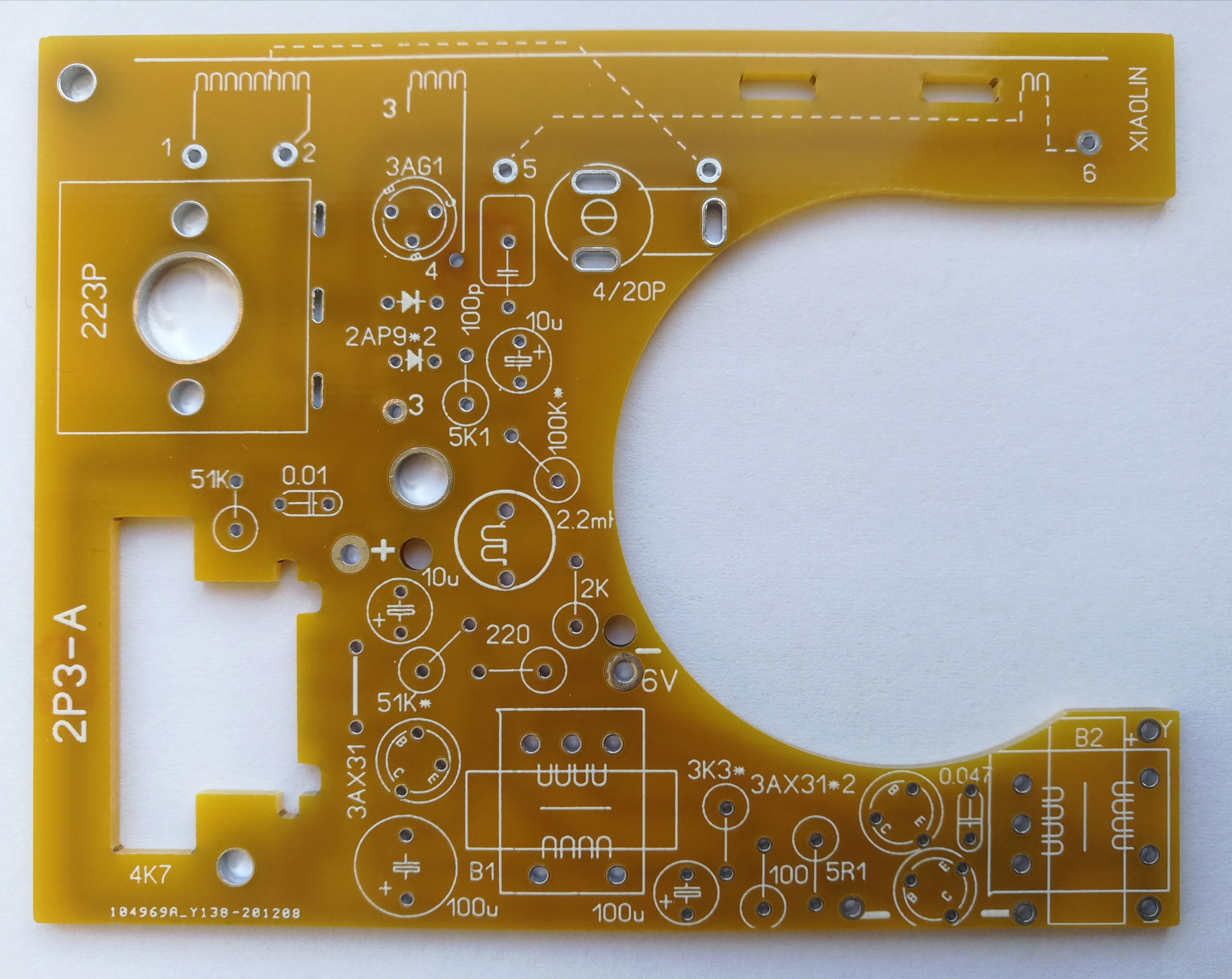 

2P3 2P3-A Radio Circuit Board Retro Nostalgic Circuit Board