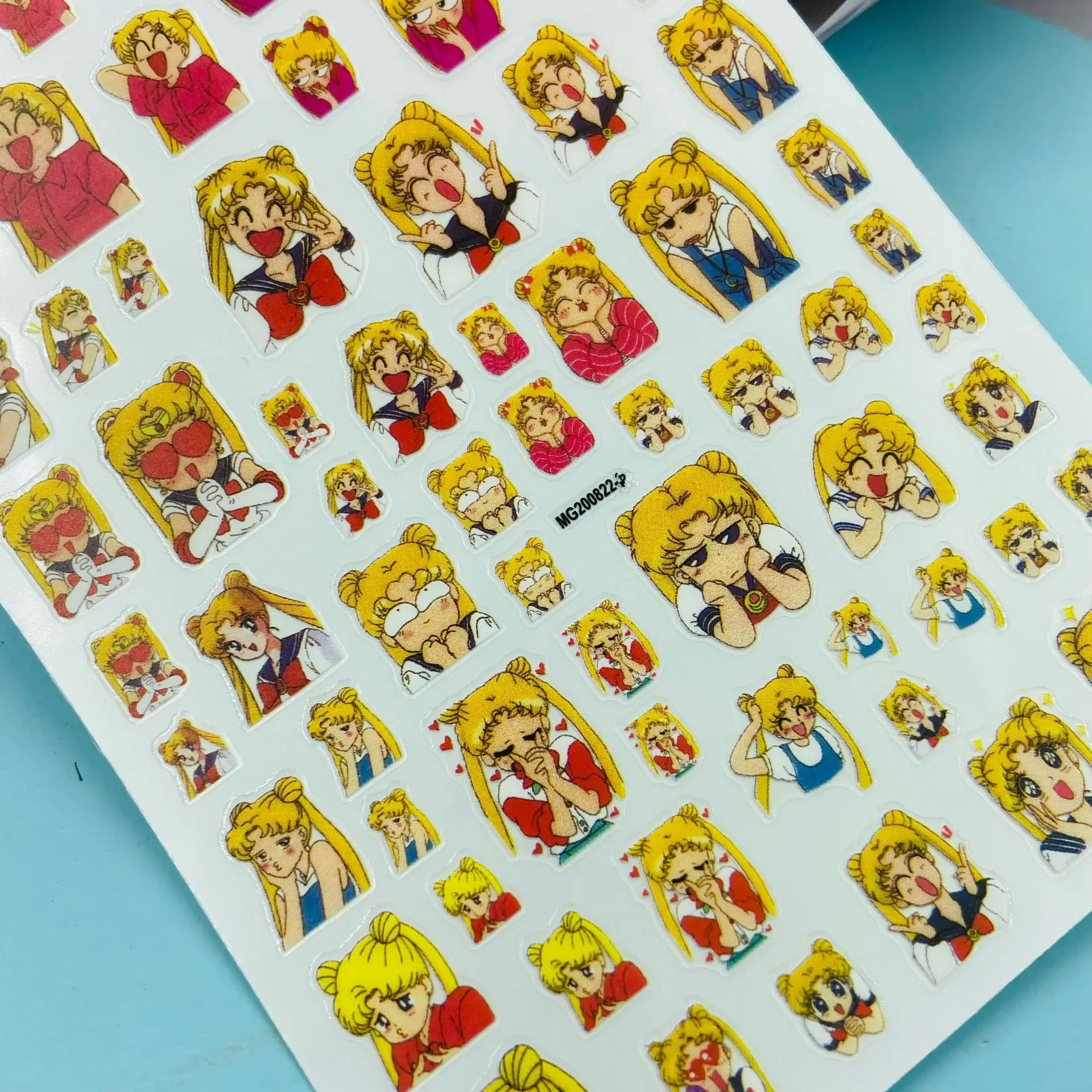 

Cartoon Cute Girl Pattern Nail Art Sticker Self-adhesive Transfer Decal 3D Slider DIY Tips Nail Art Decoration Manicure Package
