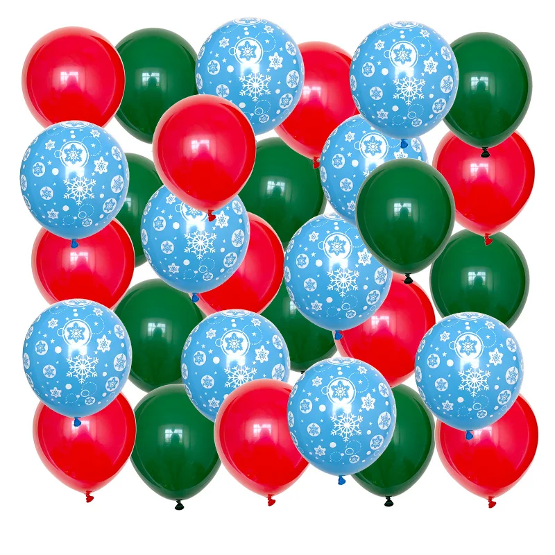 30 шт. 12 дюймов снег латексных воздушных шаров с снежинка игрушки 10