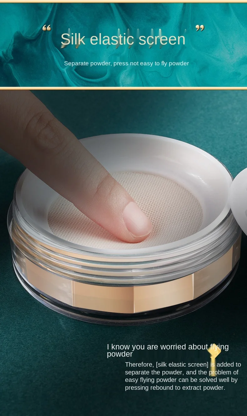 

Li Jiaqi Face Powder Oil Control Makeup Long Lasting Smear-Proof Makeup Powder Concealer Powder Free Shipping