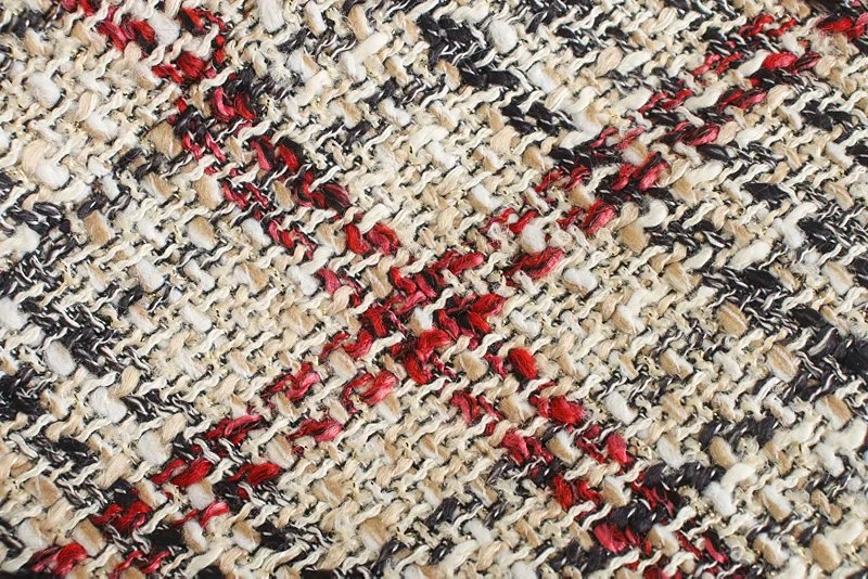 

Women Jacket Tweed Blazer Office LadIes Plaid Knitted Streetwear Female Causal Double Breasted Coat Chic Girls Loose Set