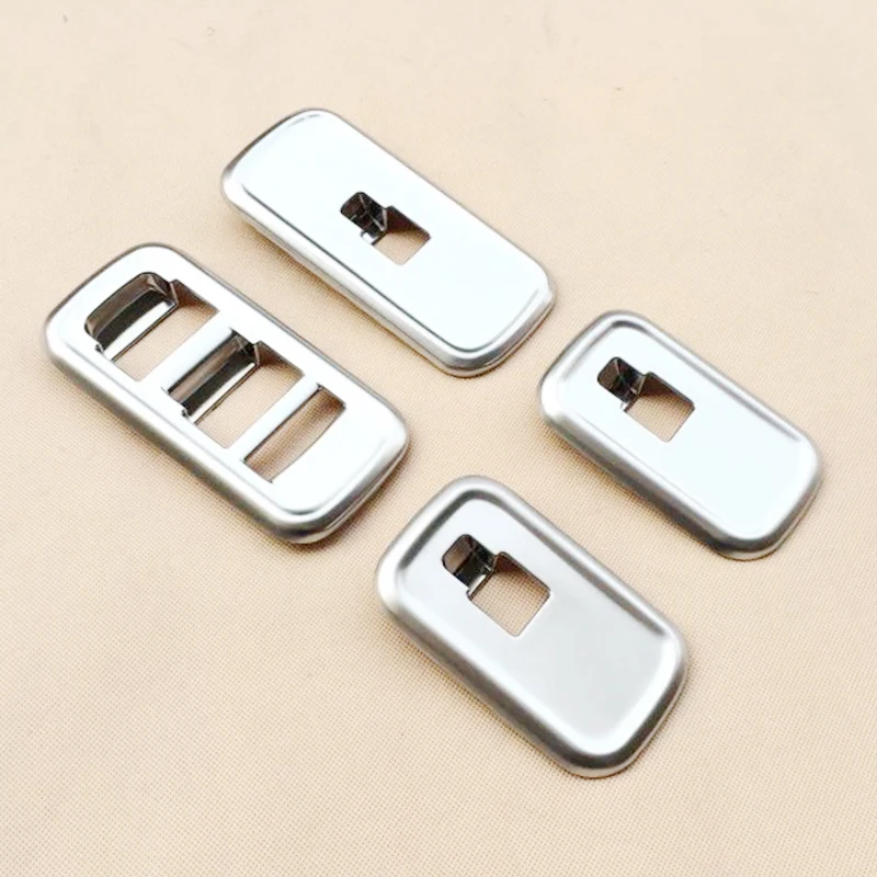 

ABS Plastic Chrome For MG GS 2015 2016 2017 accessories car styling Car Door Window glass Lift Control Switch Panel Cover Trim