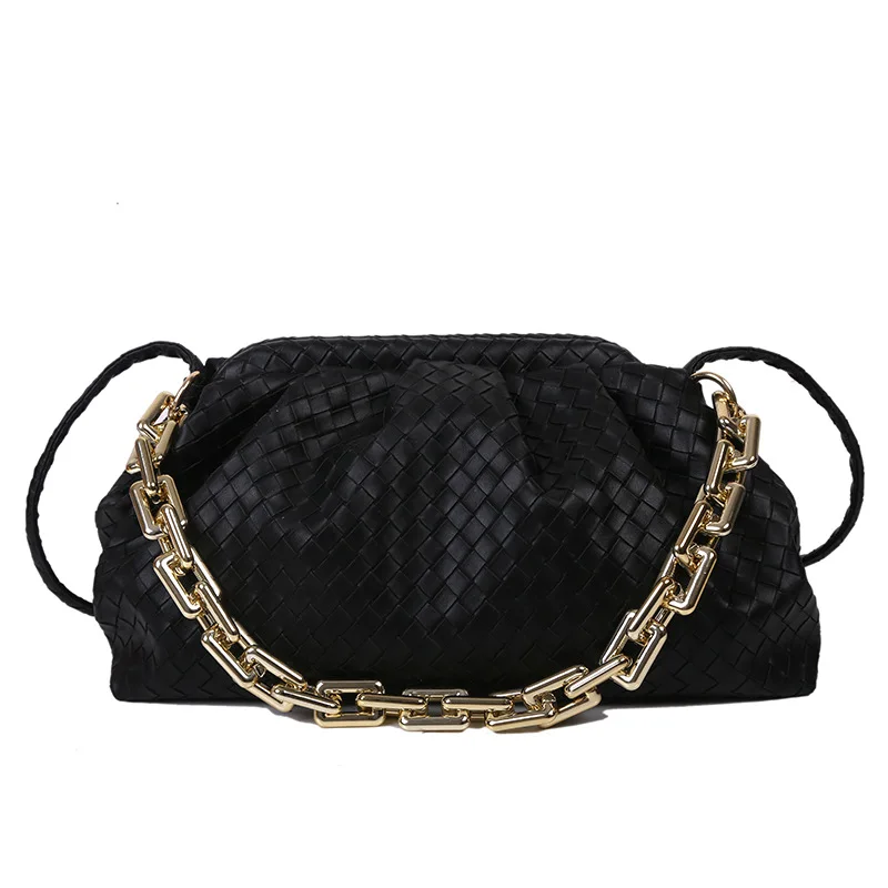 

Luxury Brand Versatile Simple Shoulder Bag Pleated Chain Handbag Cloud Bag Women Brand Dumpling Hand Bag 2021 new fashion