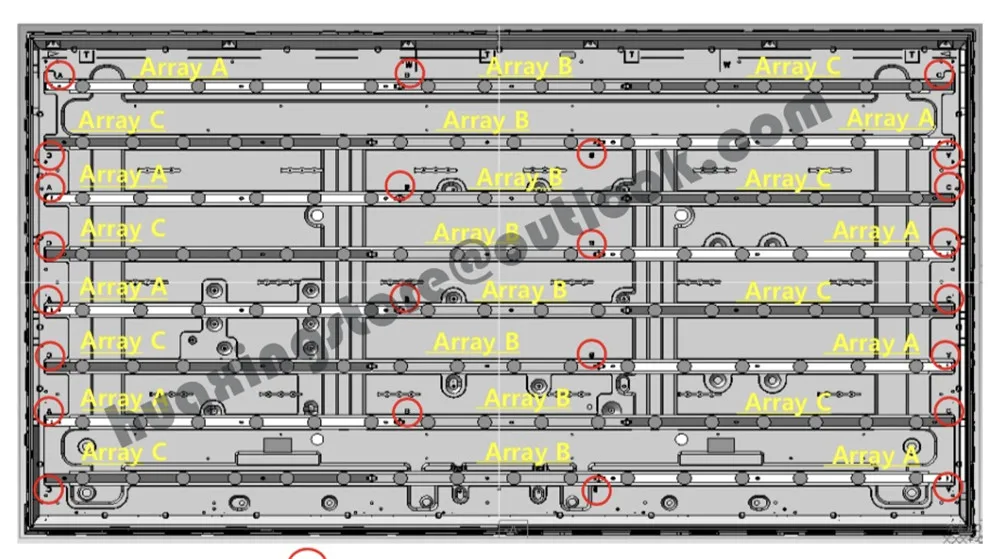 Светодиодная лента для подсветки LG drt 3 0 70 дюймов TV 70GB7200 70LB7100 lnnotek Direct _ ABC