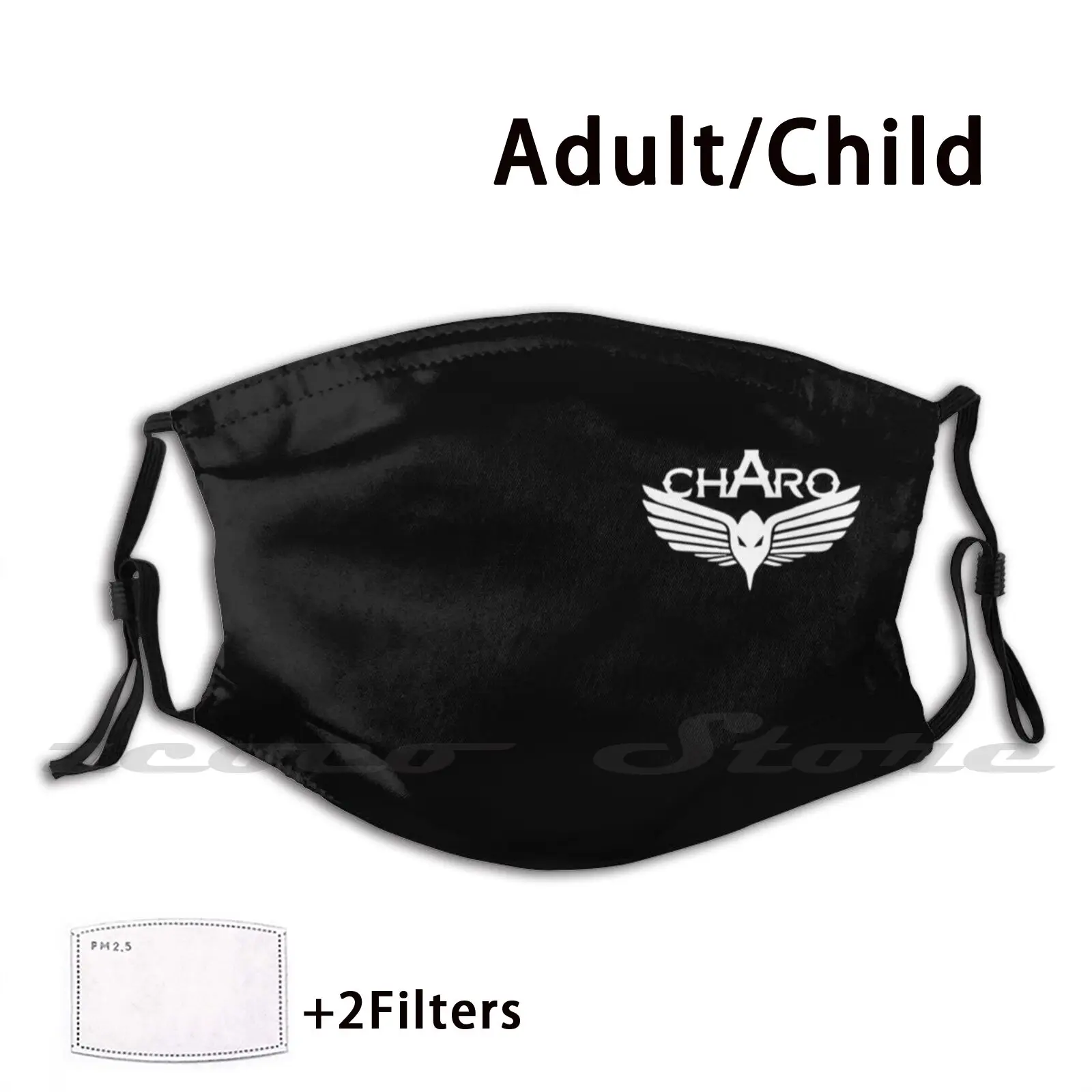 Съемная быстрая Маска сделай сам моющийся фильтр Pm2.5 рот тренд Charo Niska рэп