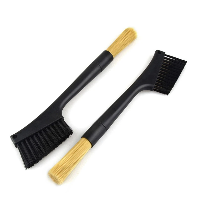 3 шт. Съемная двойная головка кофейная щетка кофемолка Чистящая Щетка для машины