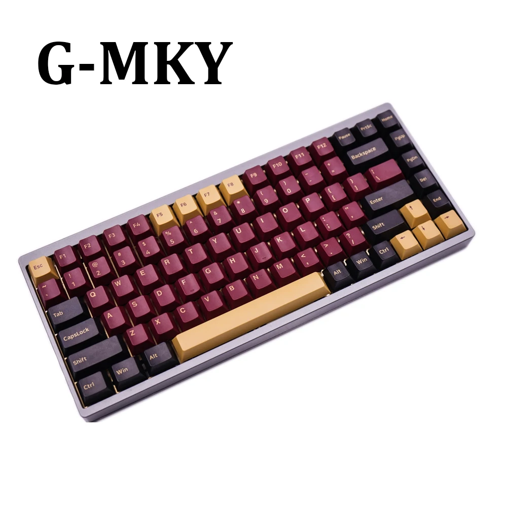 G MKY красный самурайский 160 ключей Вишневый профиль Keycap двойной выстрел толстые PBT