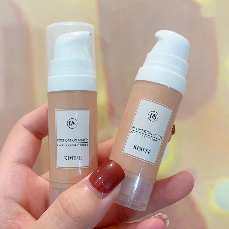 

6 Colors Face Matte Liquid Foundation Professional Whitening Concealer Cream Makeup Oil Control 24 hours