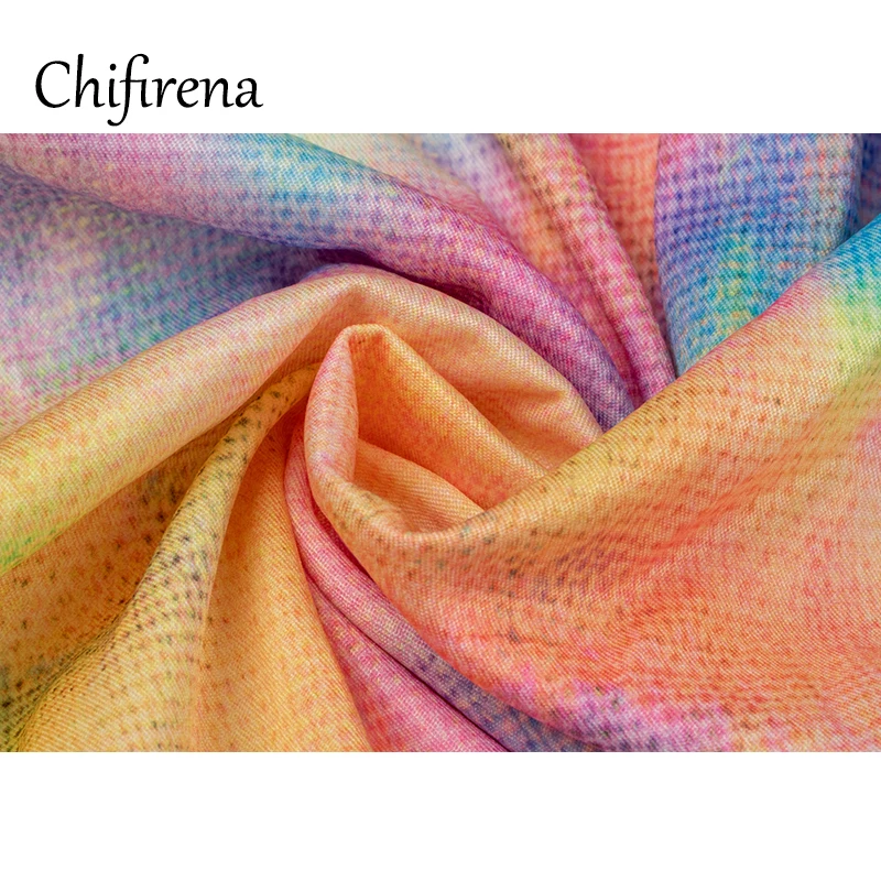 

Chifirena Fashion Tie Dye O Neck Coat Women Casual Long Sleeve Zippers Cardigan Jacket Female Streetwear Print Tops 2020 Autumn