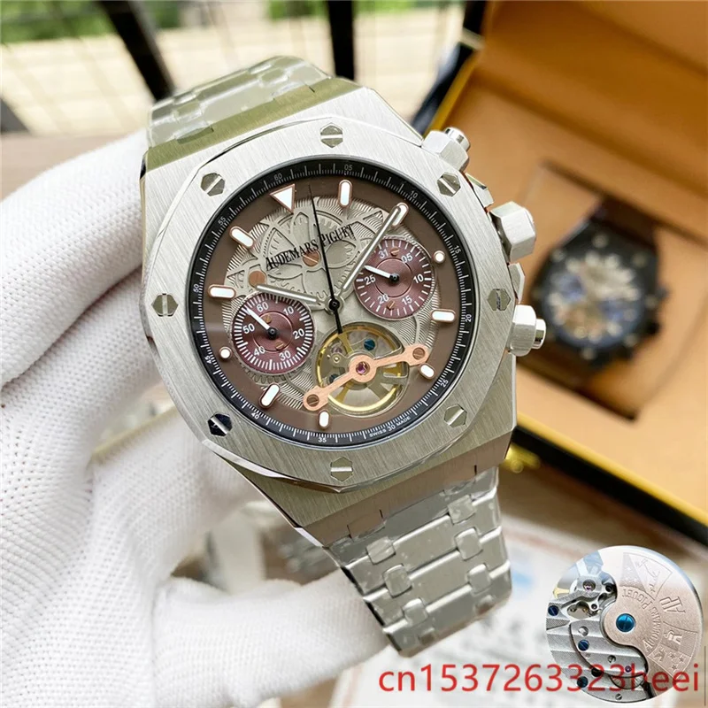 

Audemars Piguet watch men's skeleton automatic mechanical AAA watch gold skeleton retro men's women watch quartz watch