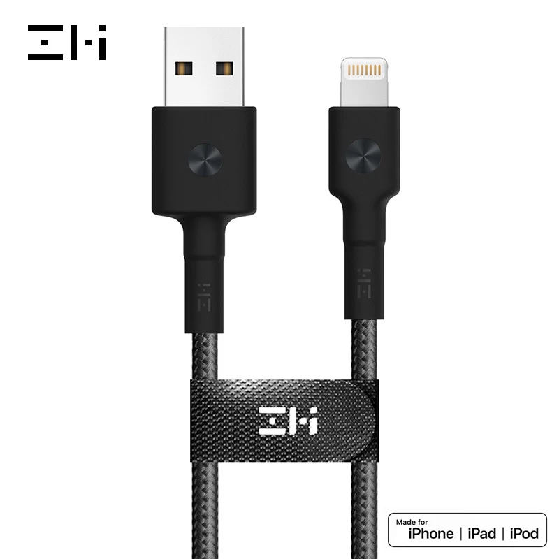 USB A to iPhone B xiaomi zmi usb type c кабель короткий 0,3 м 1 м 2 м быстрое зарядное устройство PD для usb c к lightning Кабель Быстрая зарядка данных Android3A - Цвет: USB A to iPhone B
