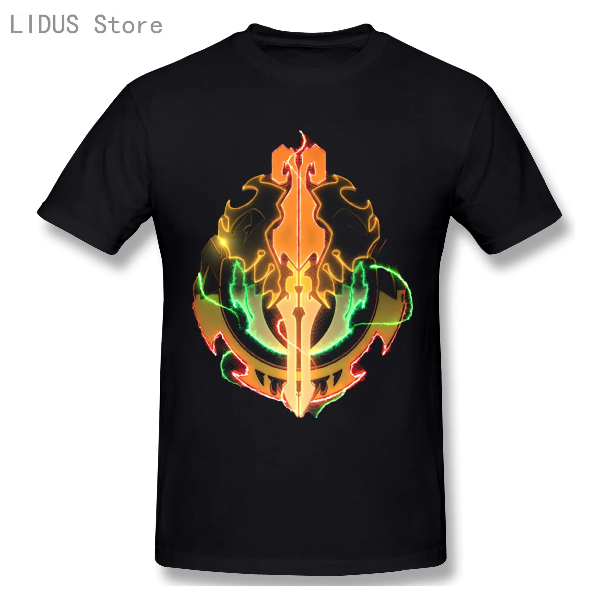 

Cool Overlord Print Casual Mens O-neck Harajuku T Shirts And Fashion Men's Basic Short Sleeve T-Shirt