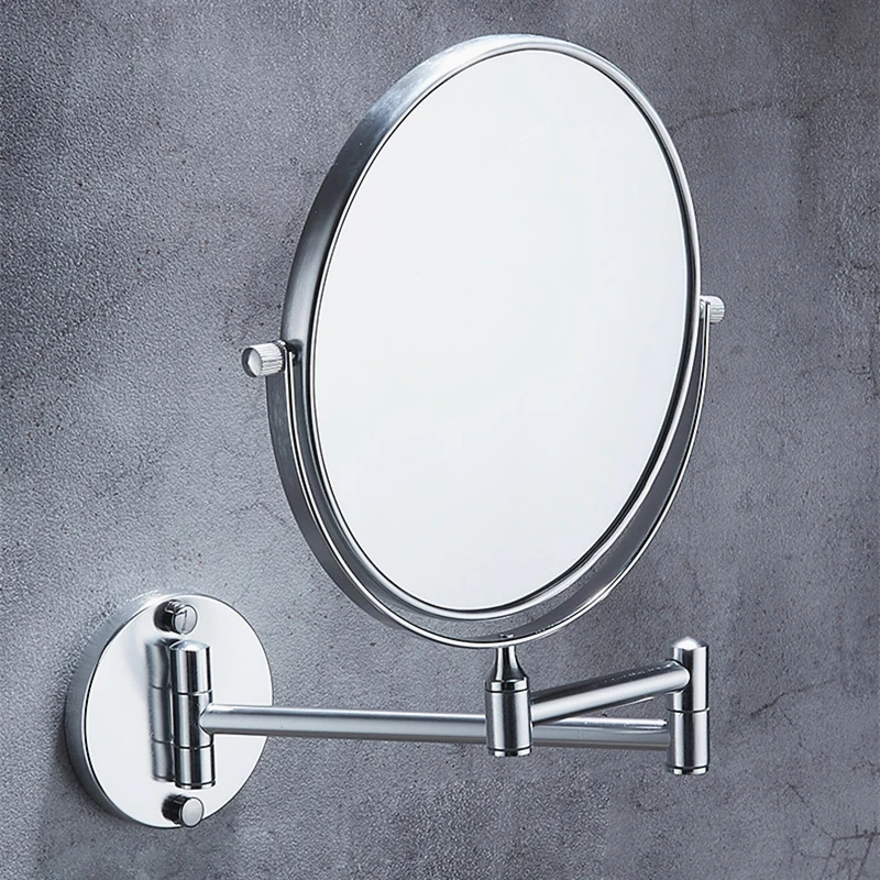 Двухстороннее раздвижное Зеркало 8 дюймов 3-кратное увеличительное настенное