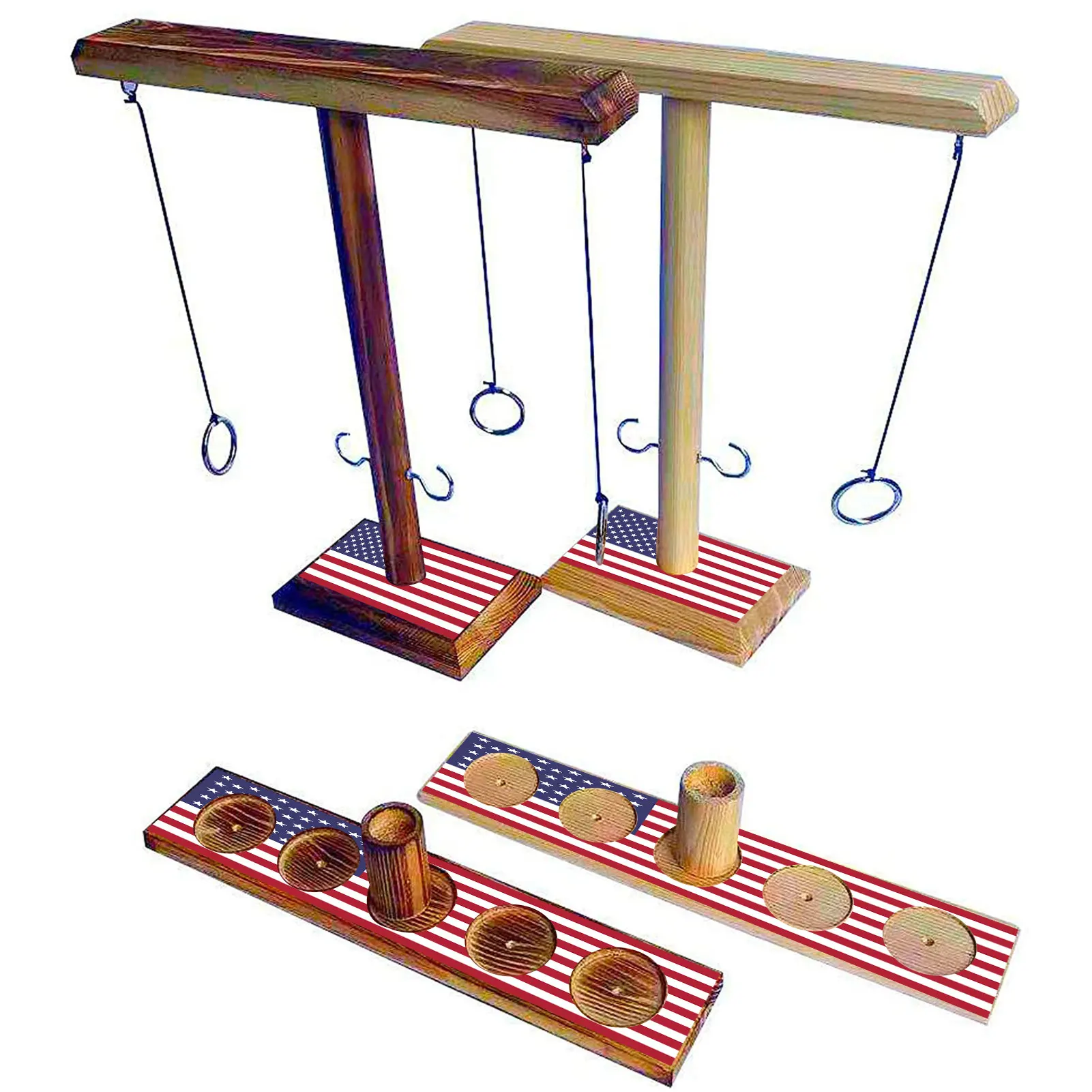 Деревянный Кольцеброс игры Алкогольная игра игрушка бросить крюк настольные