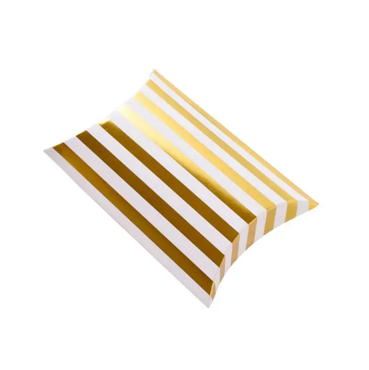 8 шт полосатая/пунктирная коробка для конфет шоколада и печенья подарочные