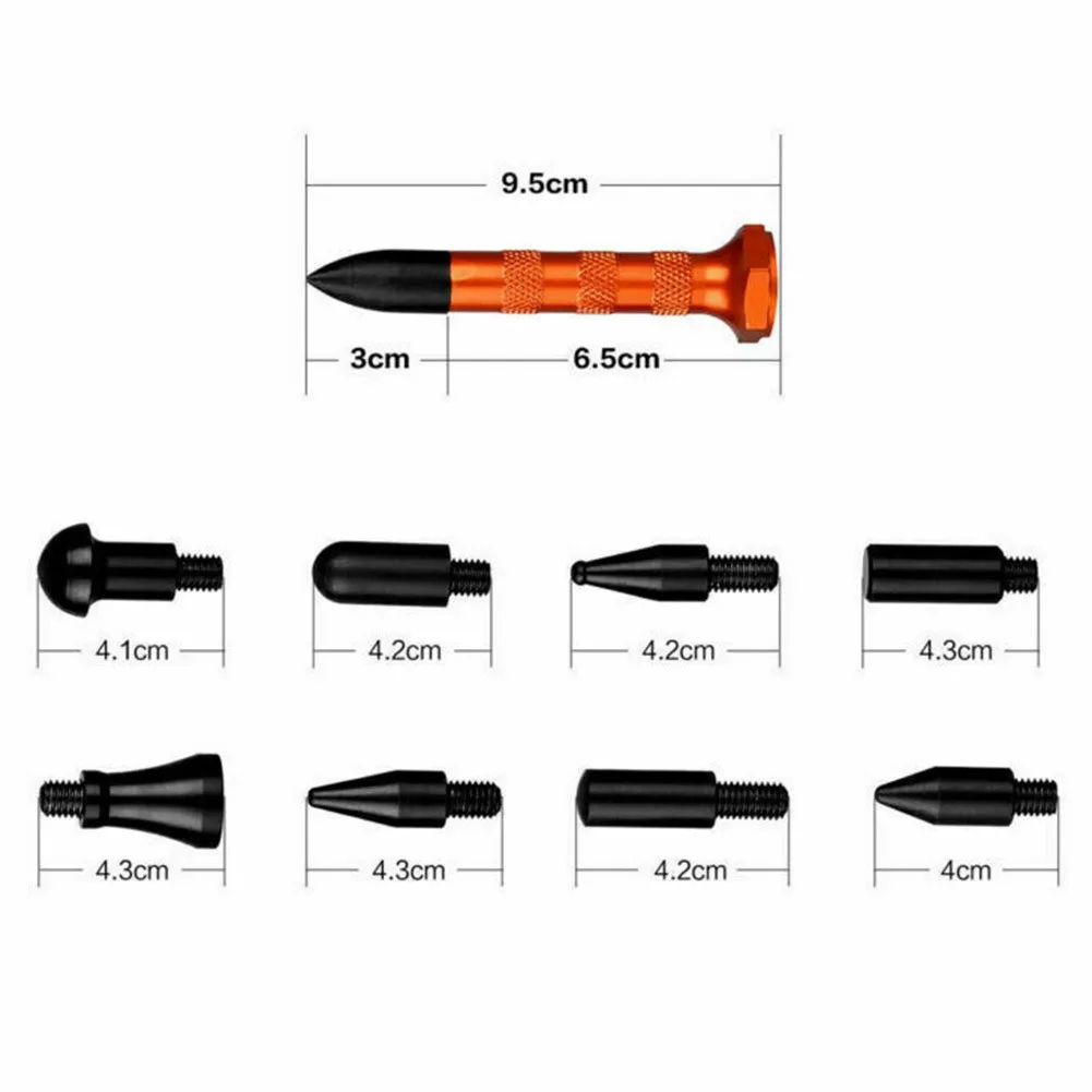 

11Pcs/kit Dent Repair Pen Car Double Rubber Hammer Down Pen Removal Accessories Durable