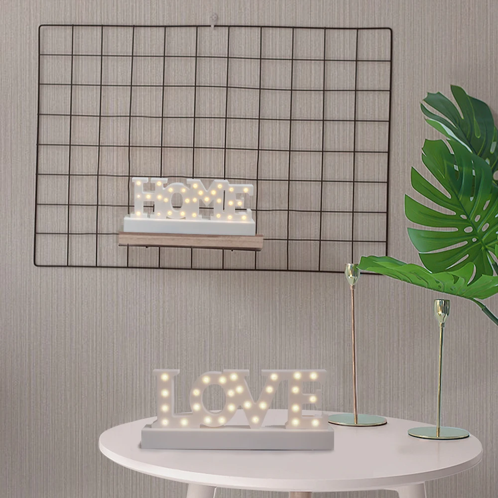 Новинка ночсветильник с буквами алфавита светодиодные настольные лампы на