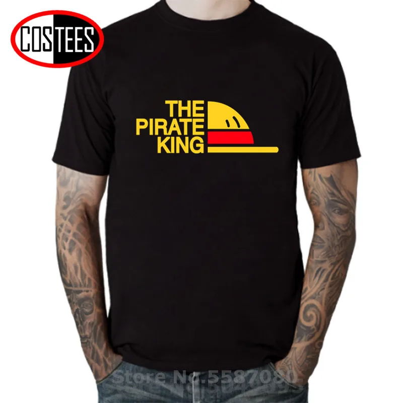 Последний японский аниме один кусок пират Король футболка мужская классическая