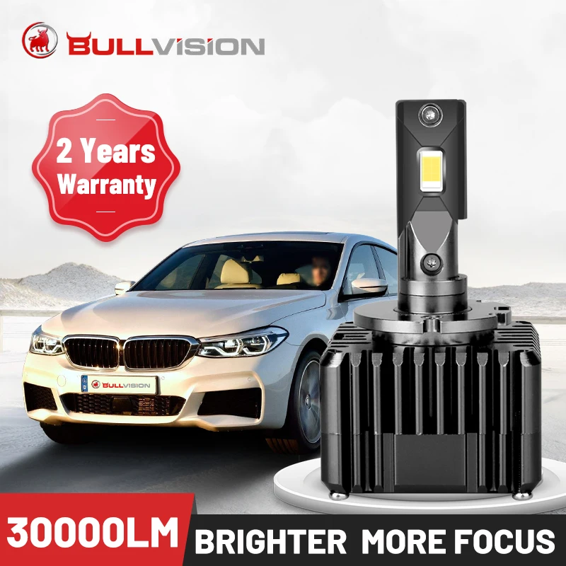 

Светодиодная фара Bullvision HID D1S, 6000 лм, D2S, D3S, D4S, D5S, D8S, D1R, D2R, D3R, D4R, K, белый Чип CSP, без ошибок, Размер 1:1, 12 В