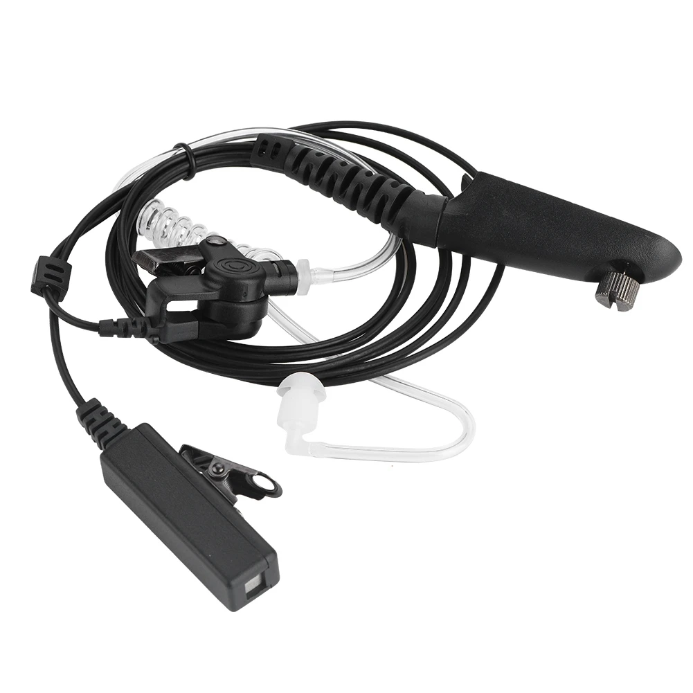 

4ft Radiation-proof Walkie Talkie Earpiece PTT Acoustic Tube Earpiece for Motorola