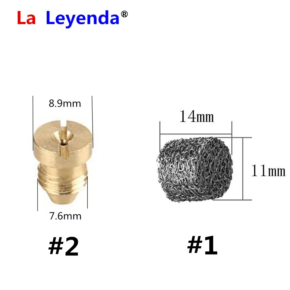 LaLeyenda нержавеющей стальной сетчатый фильтр пены таблетки 1,1 мм сопло для снега пены горшок пушки Лэнс высокого давления мыть мыло пенообразователь пистолет