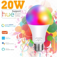 e27 led bulb rgbw bluetooth 4 0 20w smart light tuya app wifi ir remote control lighting color dimmable smart bulbs wifi alexa